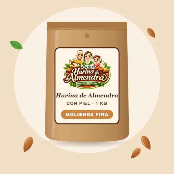 Harina de almendra con piel — Los de la Harina de Almendra